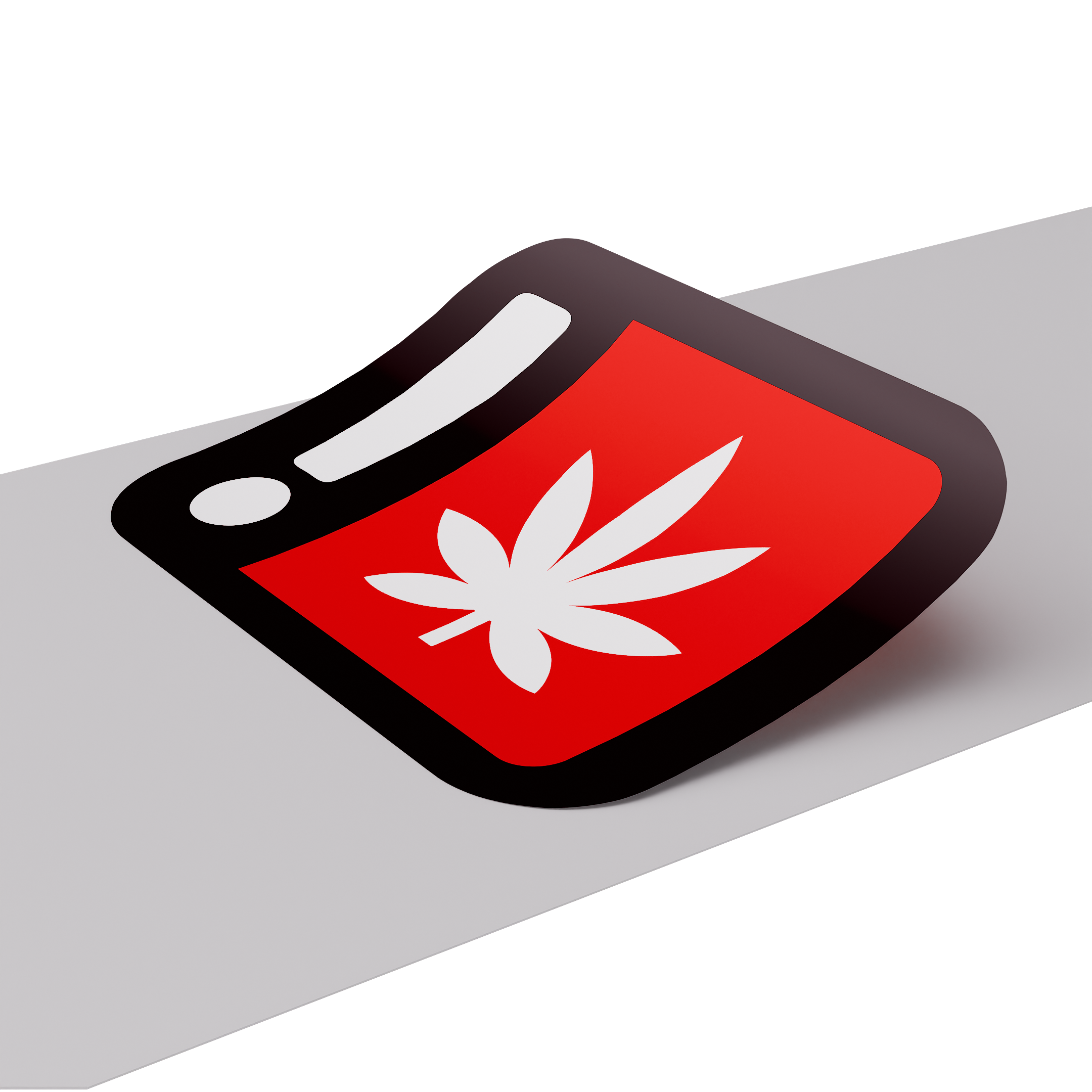 Oregon Red OLCC THC Universal Marijuana Warning Symbol (1,000 qty.) - Dragon Chewer