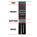 84MM Pinch N Flip Pre Roll Box Full Wrap Custom Labels (2,500 qty.) - USA MADE - Dragon Chewer