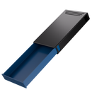 Press N Pull CR Box Container - The 109 - Black & Blue. 109mm (200 qty.) - Dragon Chewer