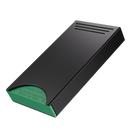 Press N Pull CR Box Container - The 109 - Black & Green. 109mm (200 qty.) - Dragon Chewer