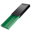 Press N Pull CR Box Container - The 109 - Black & Green. 109mm (200 qty.) - Dragon Chewer