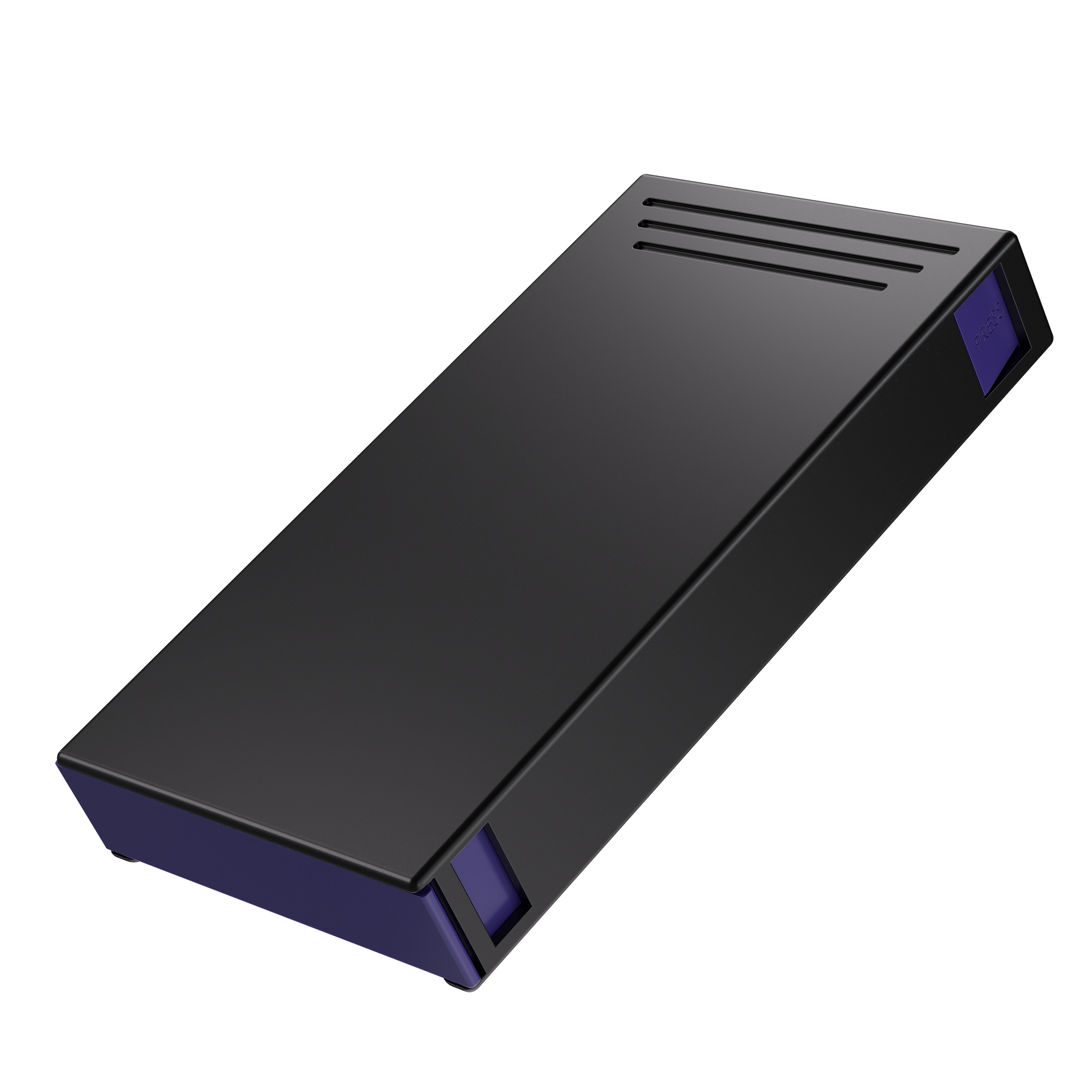 Press N Pull CR Box Container - The 109 - Black & Purple 109mm (200 qty.) - Dragon Chewer