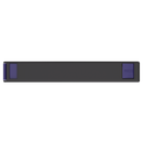 Press N Pull CR Box Container - The 109 - Black & Purple 109mm (200 qty.) - Dragon Chewer