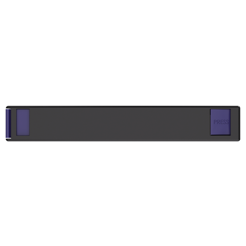 Press N Pull CR Box Container - The 109 - Black & Purple 109mm (200 qty.)