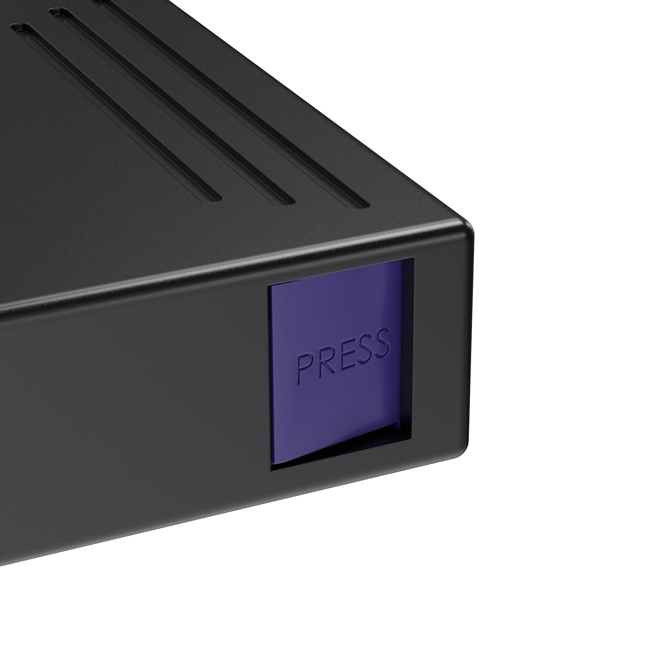 Press N Pull CR Box Container - The 109 - Black & Purple 109mm (200 qty.) - Dragon Chewer