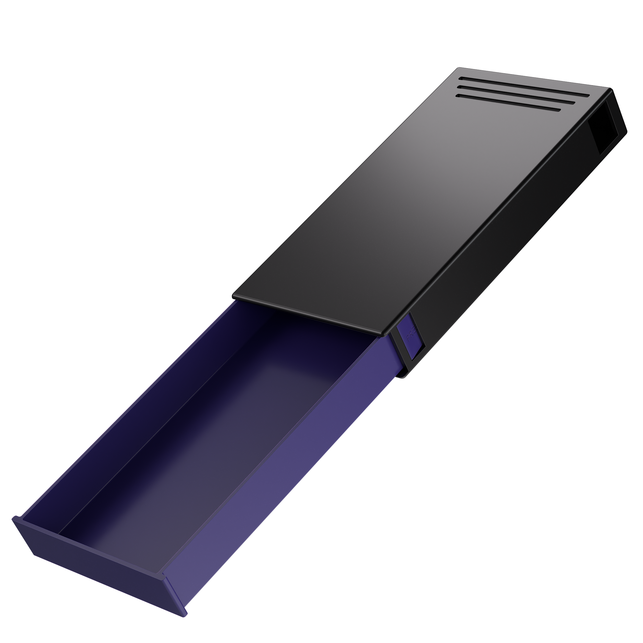 Press N Pull CR Box Container - The 109 - Black & Purple 109mm (200 qty.) - Dragon Chewer