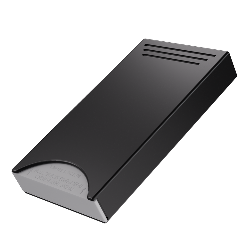 Press N Pull CR Box Container - The 109 - Black & White. 109mm (200 qty.)