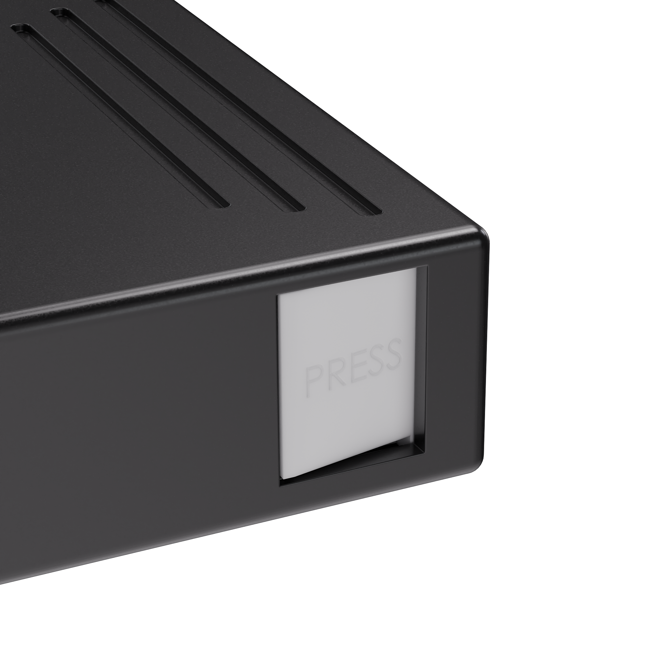 Press N Pull CR Box Container - The 109 - Black & White. 109mm (200 qty.) - Dragon Chewer