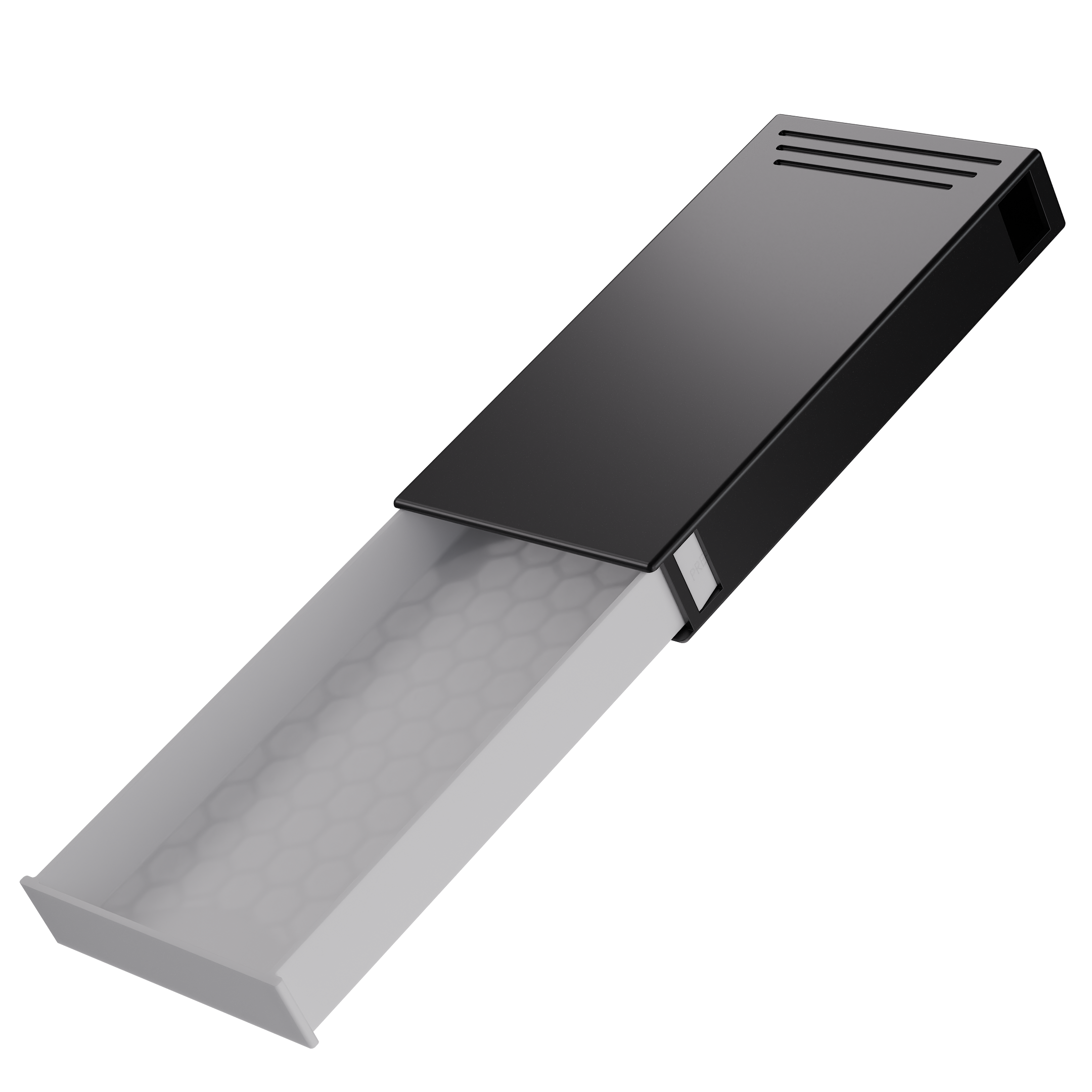 Press N Pull CR Box Container - The 109 - Black & White. 109mm (200 qty.) - Dragon Chewer