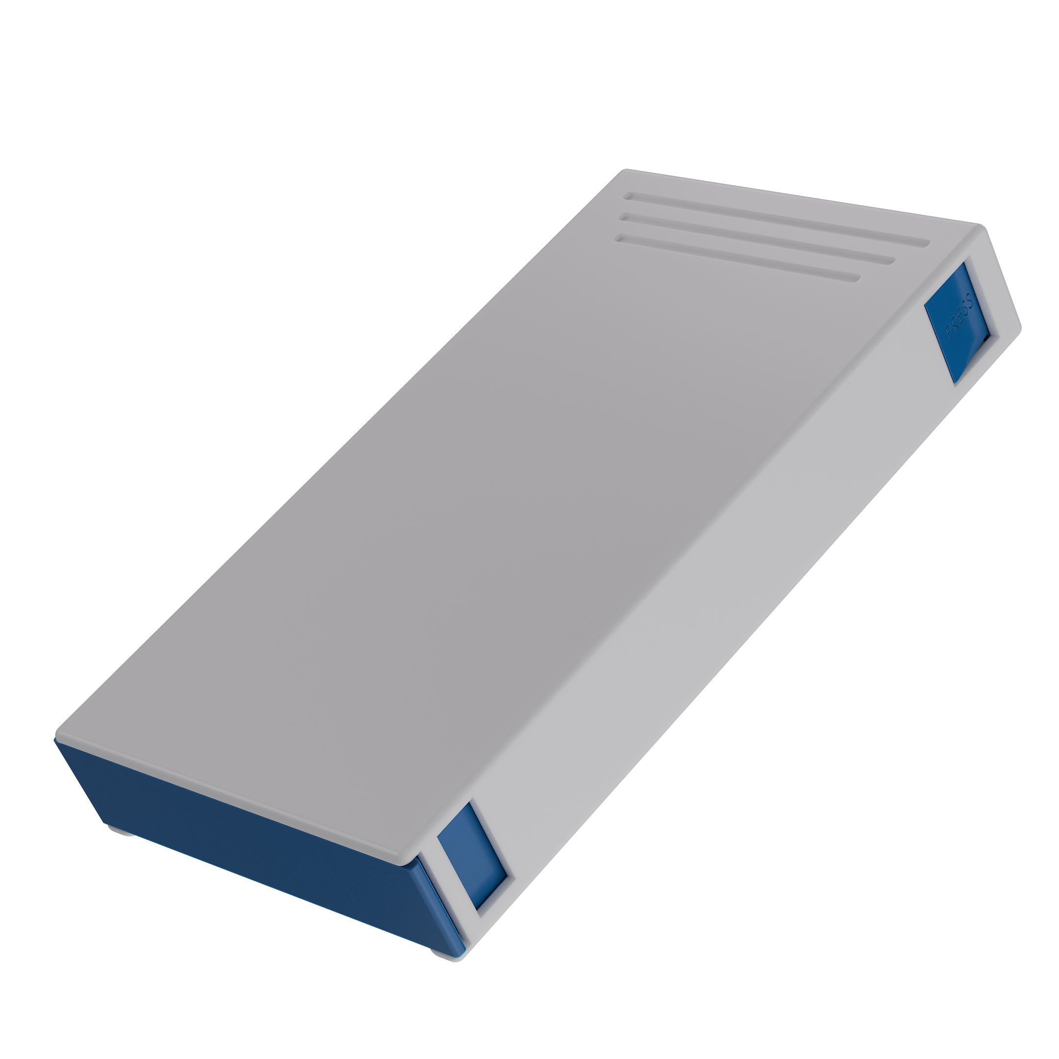 Press N Pull CR Box Container - The 109 - White & Blue. 109mm (200 qty.) - Dragon Chewer