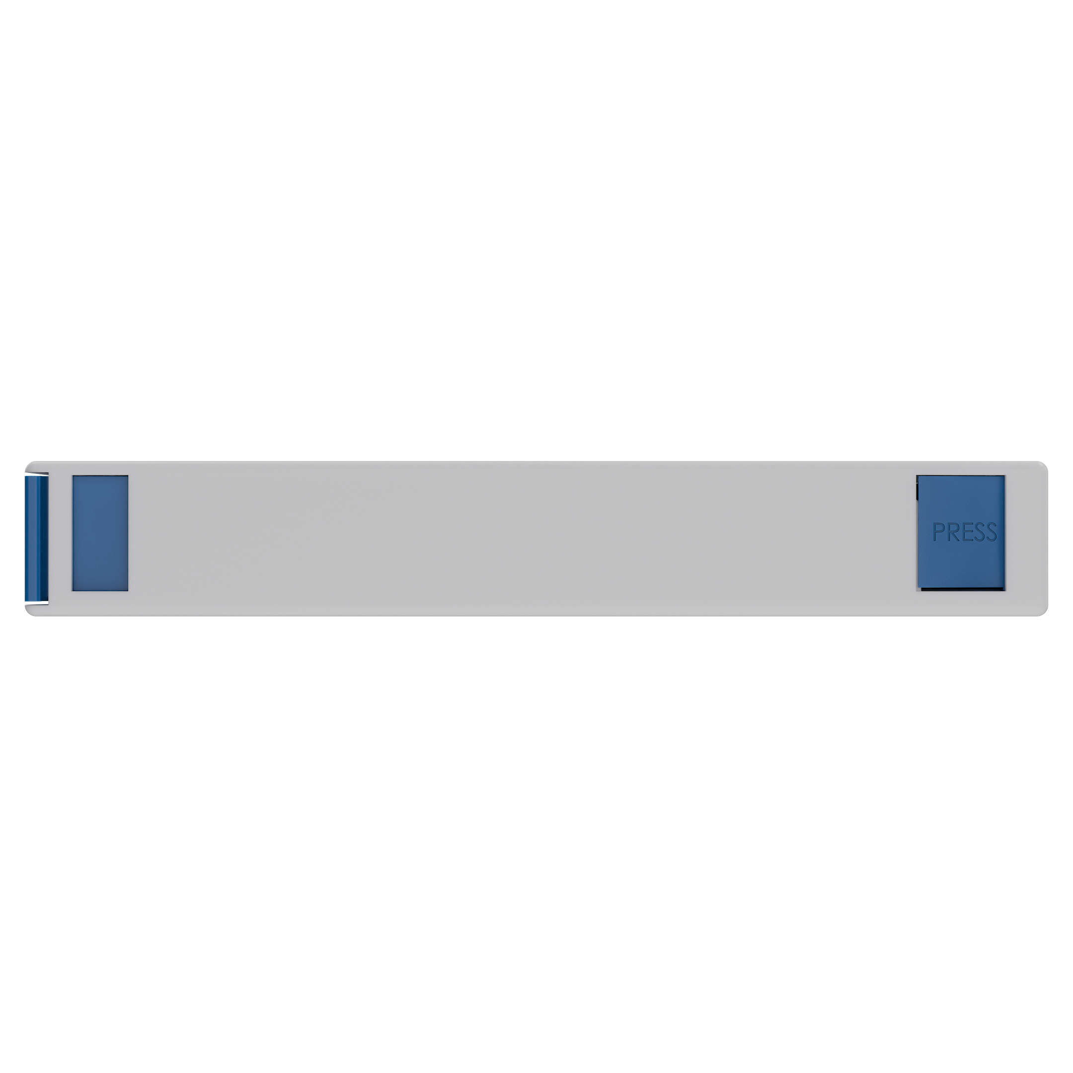 Press N Pull CR Box Container - The 109 - White & Blue. 109mm (200 qty.) - Dragon Chewer