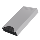 Press N Pull CR Box Container - The 109 - White & Black. 109mm (200 qty.) - Dragon Chewer