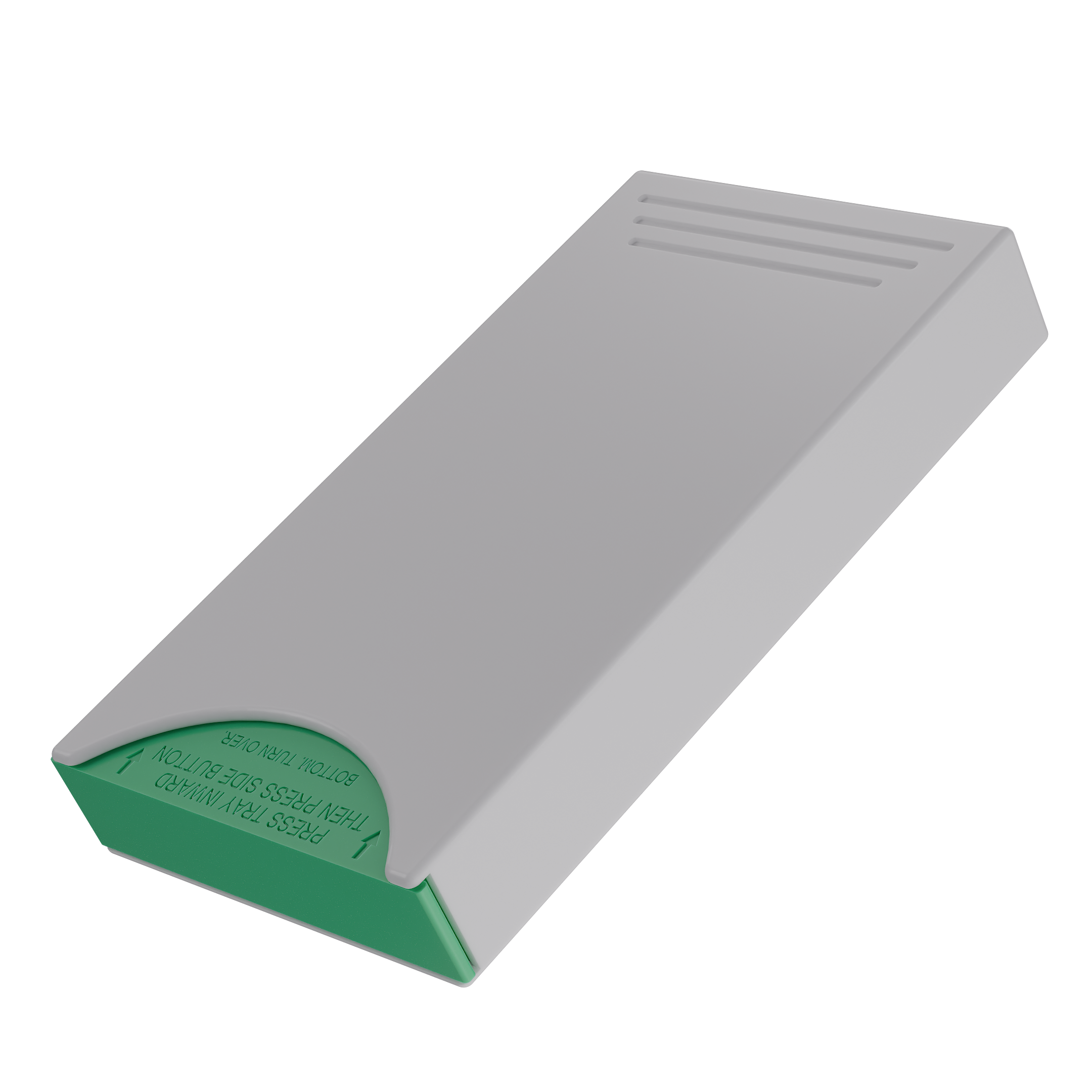 Press N Pull CR Box Container - The 109 - White & Green. 109mm (200 qty.) - Dragon Chewer