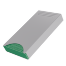 Press N Pull CR Box Container - The 109 - White & Green. 109mm (200 qty.) - Dragon Chewer