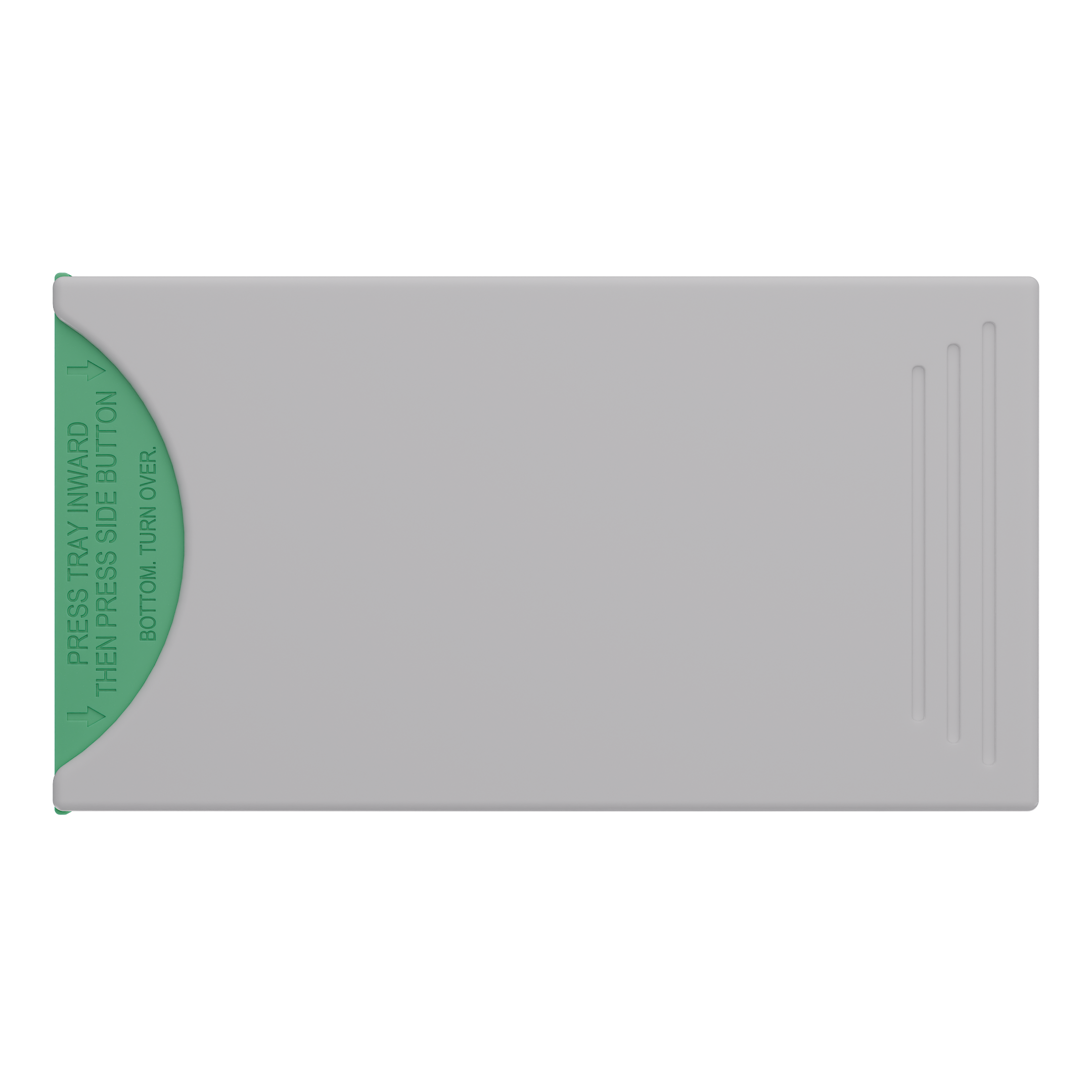 Press N Pull CR Box Container - The 109 - White & Green. 109mm (200 qty.) - Dragon Chewer
