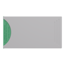 Press N Pull CR Box Container - The 109 - White & Green. 109mm (200 qty.) - Dragon Chewer