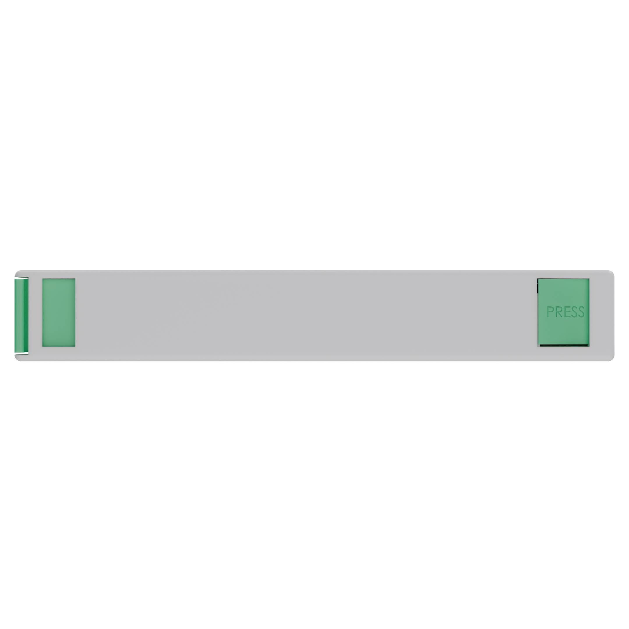 Press N Pull CR Box Container - The 109 - White & Green. 109mm (200 qty.) - Dragon Chewer