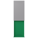 Press N Pull CR Box Container - The 109 - White & Green. 109mm (200 qty.) - Dragon Chewer