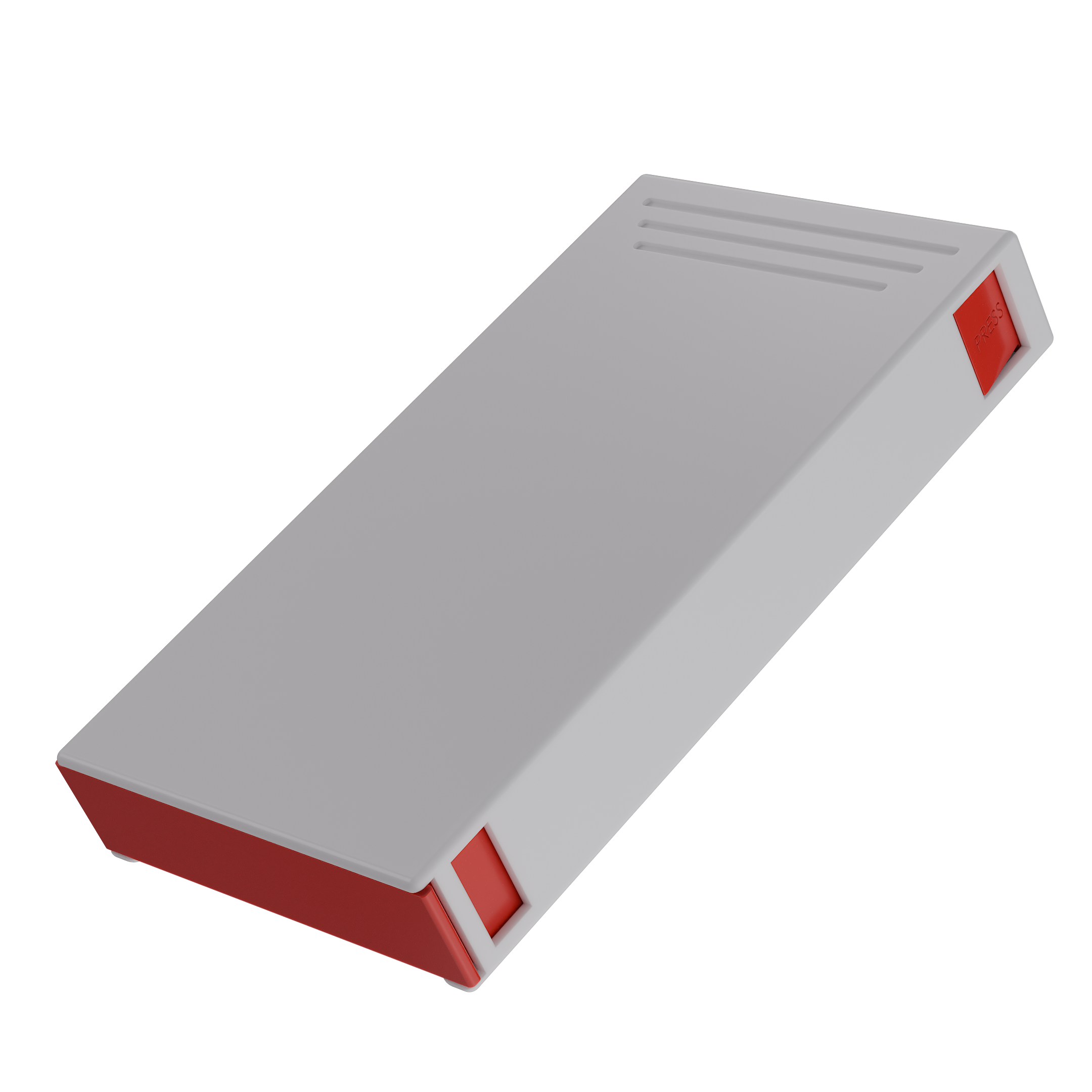 Press N Pull CR Box Container - The 109 - White & Red. 109mm (200 qty.) - Dragon Chewer