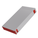 Press N Pull CR Box Container - The 109 - White & Red. 109mm (200 qty.) - Dragon Chewer