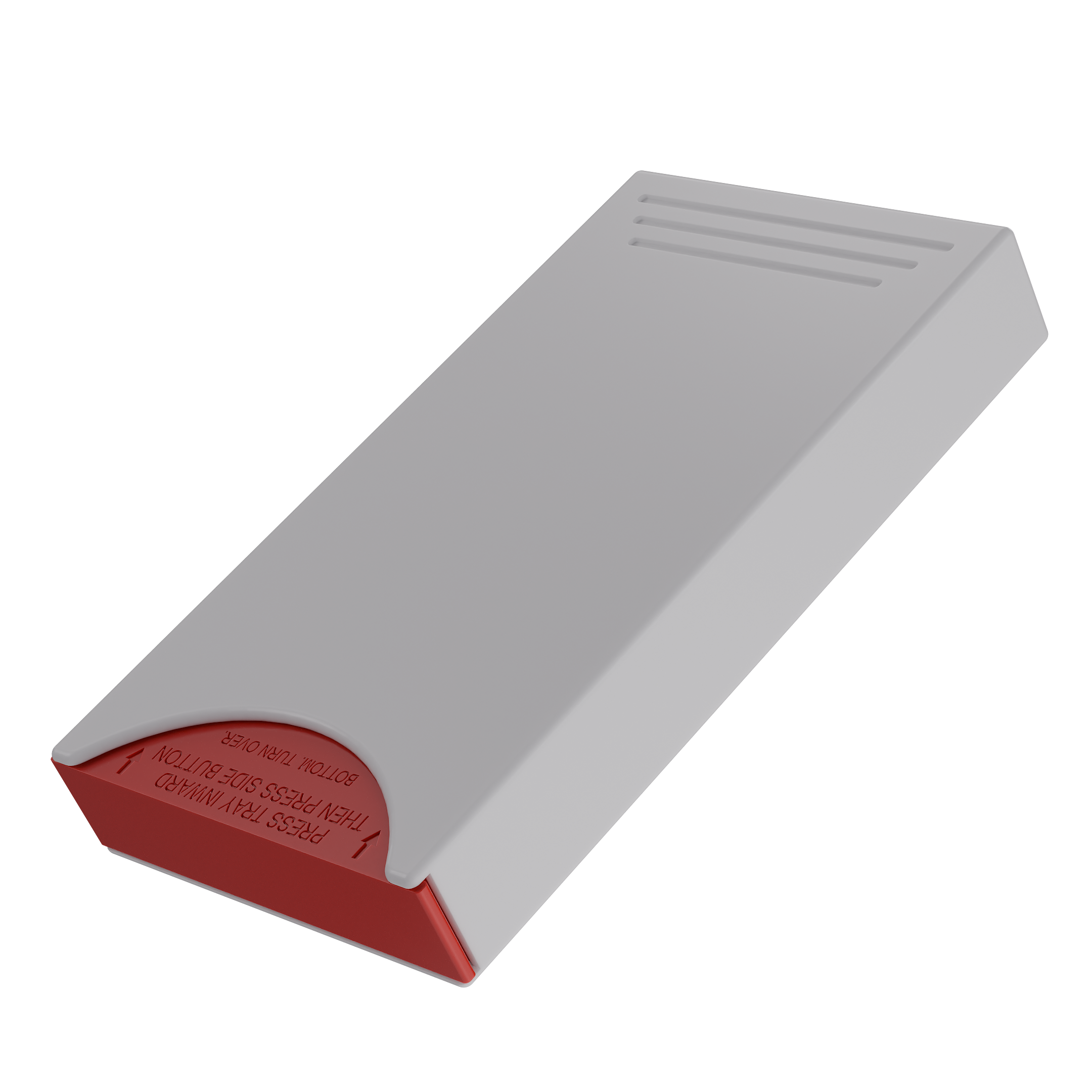 Press N Pull CR Box Container - The 109 - White & Red. 109mm (200 qty.) - Dragon Chewer