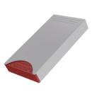 Press N Pull CR Box Container - The 109 - White & Red. 109mm (200 qty.) - Dragon Chewer