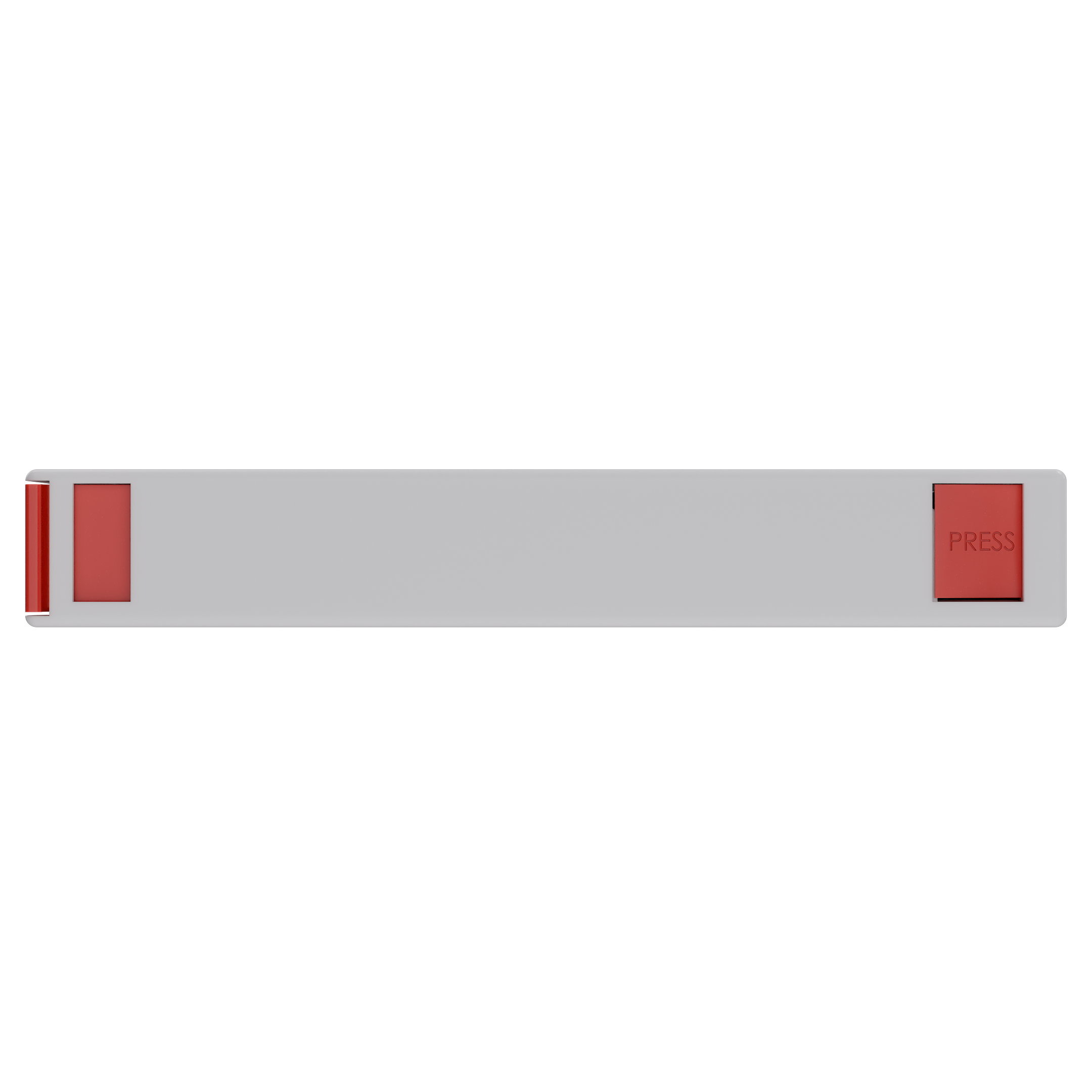 Press N Pull CR Box Container - The 109 - White & Red. 109mm (200 qty.) - Dragon Chewer