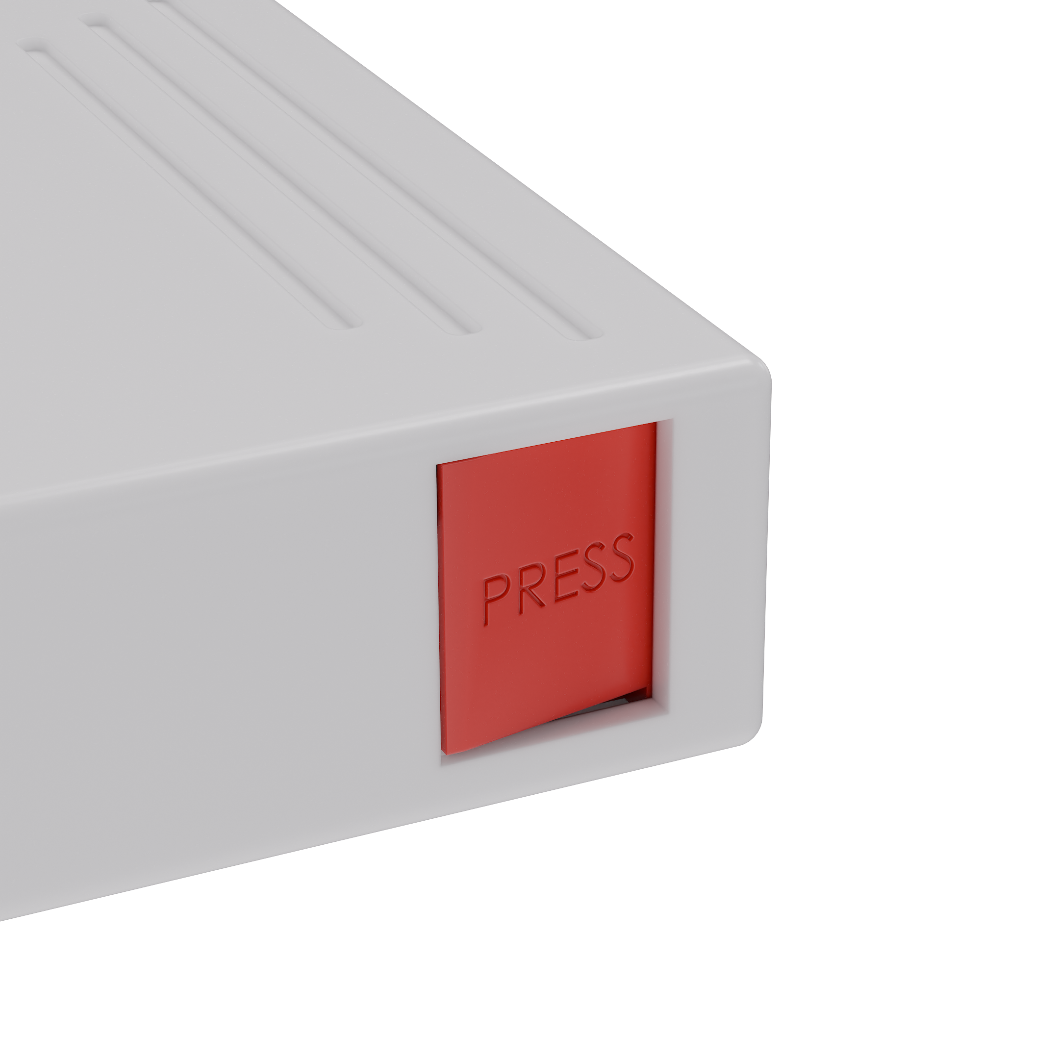 Press N Pull CR Box Container - The 109 - White & Red. 109mm (200 qty.) - Dragon Chewer