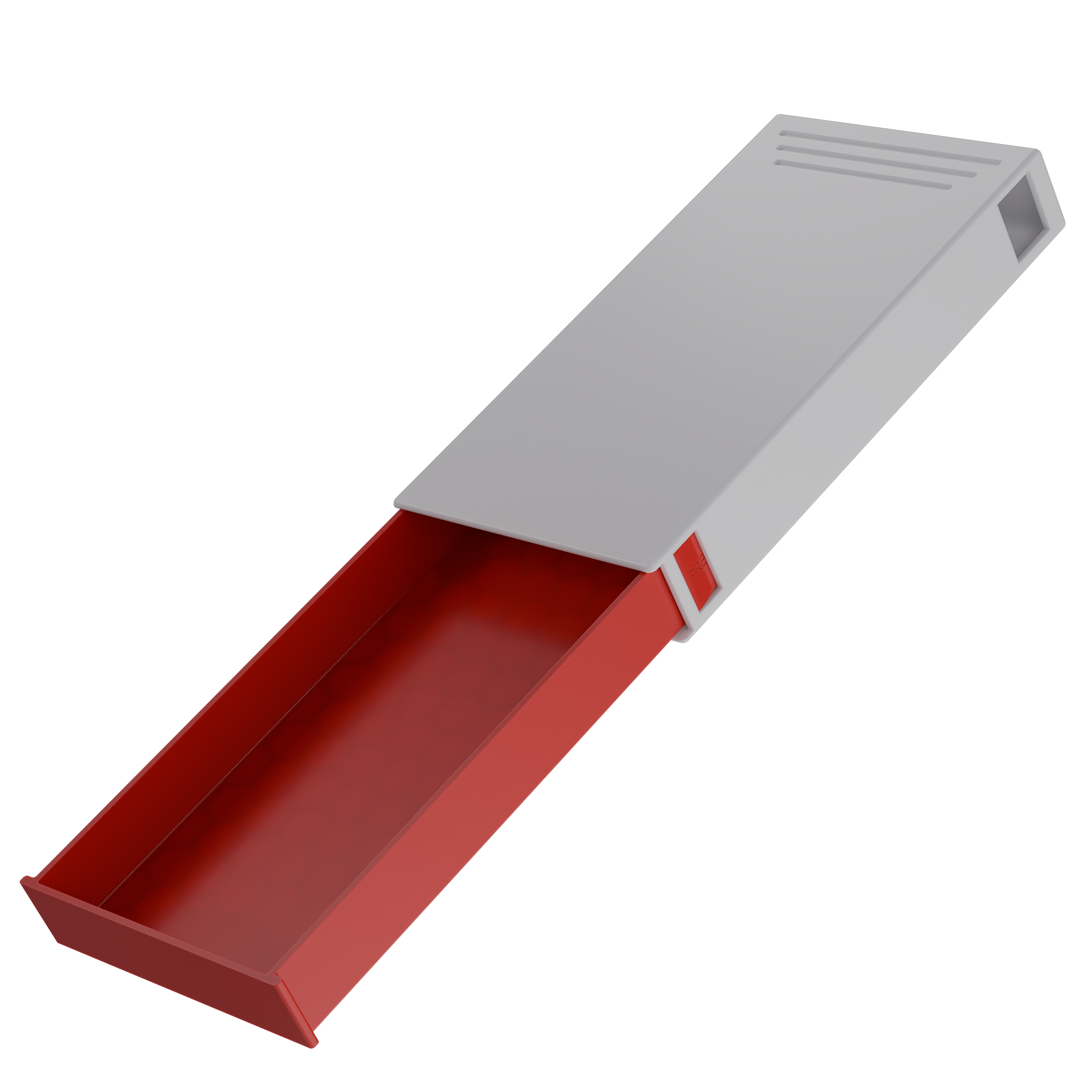 Press N Pull CR Box Container - The 109 - White & Red. 109mm (200 qty.) - Dragon Chewer