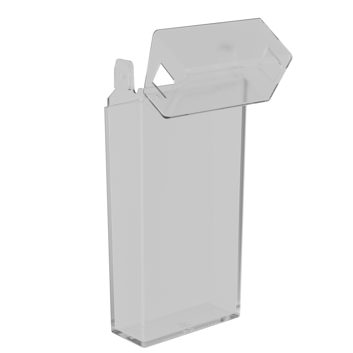 116mm Wide Clear Pre Roll Packaging Box - Pinch N Flip (100 qty.) - Dragon Chewer