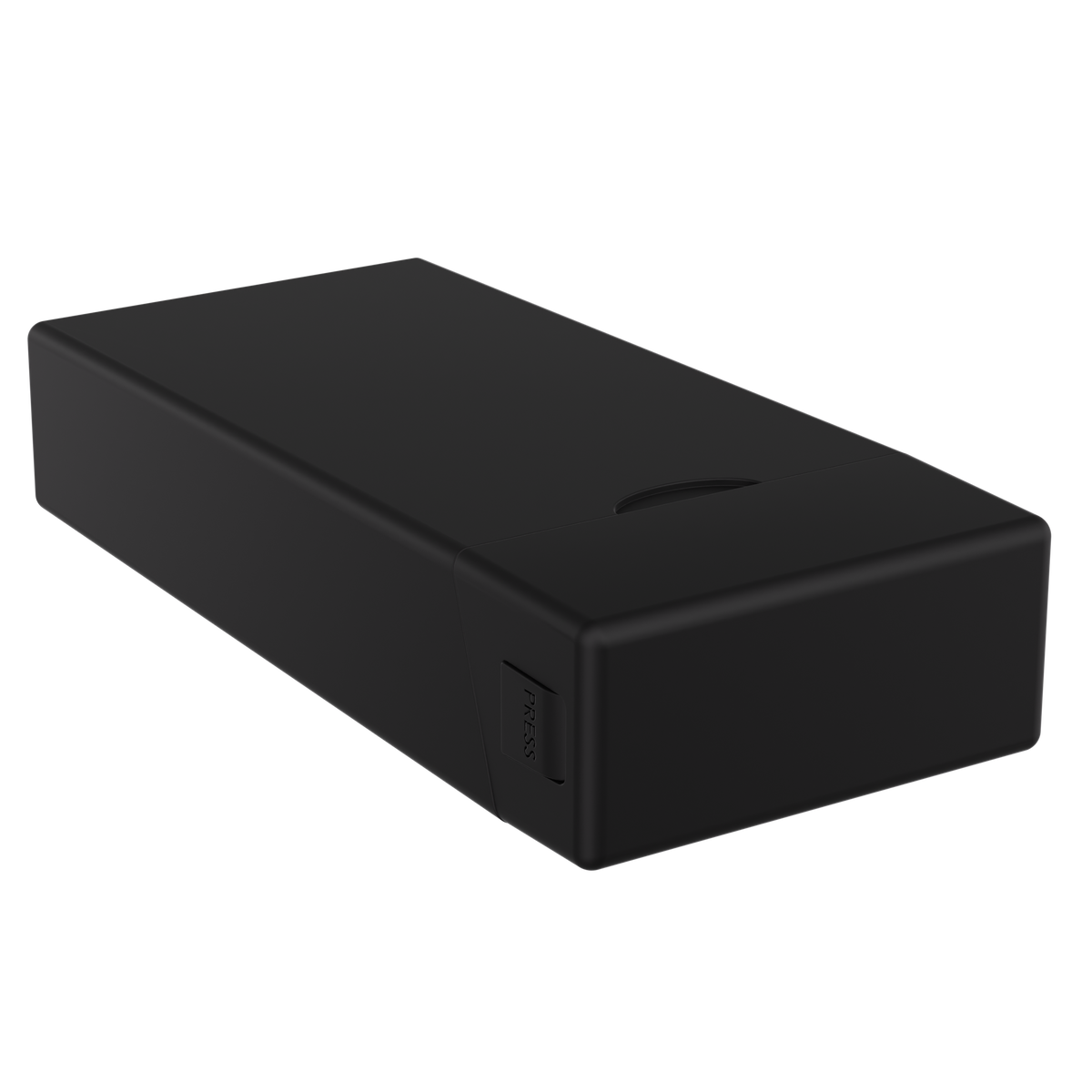 116mm Wide Black Pre Roll Packaging Box - Pinch N Flip (100 qty.) - Dragon Chewer