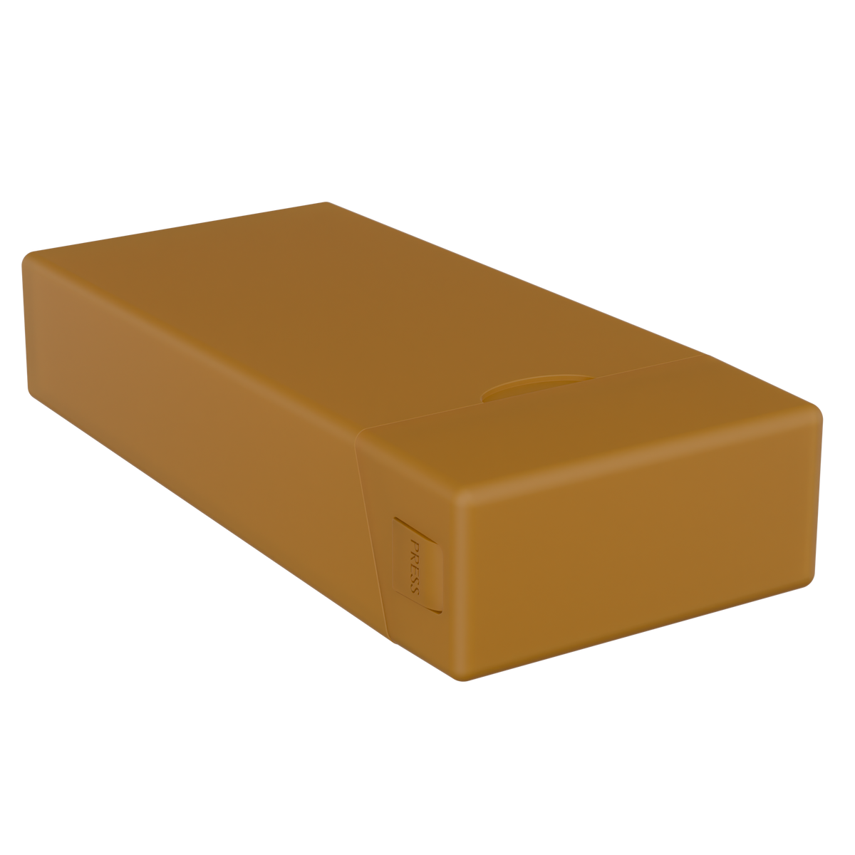 116mm Wide Gold Pre Roll Packaging Box - Pinch N Flip (100 qty.) - Dragon Chewer