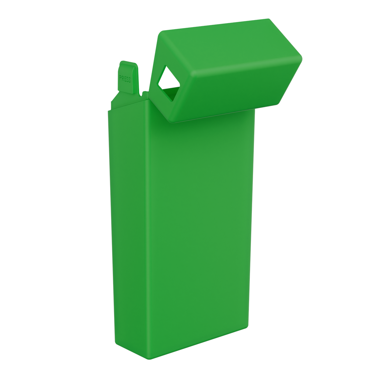 116mm Wide Green Pre Roll Packaging Box - Pinch N Flip (100 qty.) - Dragon Chewer
