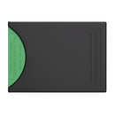 Press N Pull CR Box Container - The 81 - Black & Green. 81mm (224 qty.) - Dragon Chewer