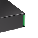 Press N Pull CR Box Container - The 81 - Black & Green. 81mm (224 qty.) - Dragon Chewer