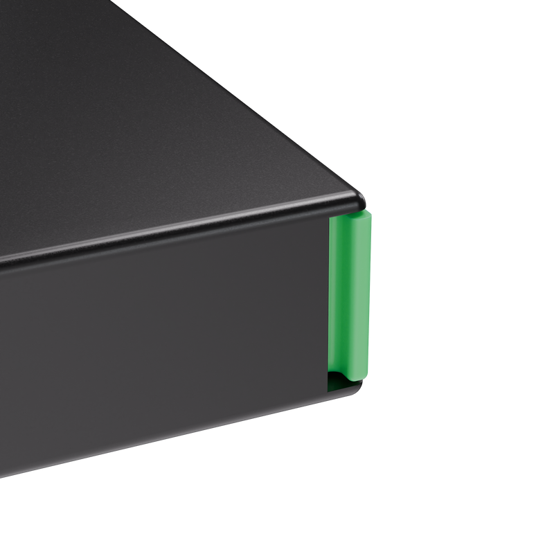 Press N Pull CR Box Container - The 81 - Black & Green. 81mm (224 qty.)