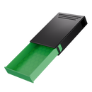 Press N Pull CR Box Container - The 81 - Black & Green. 81mm (224 qty.) - Dragon Chewer