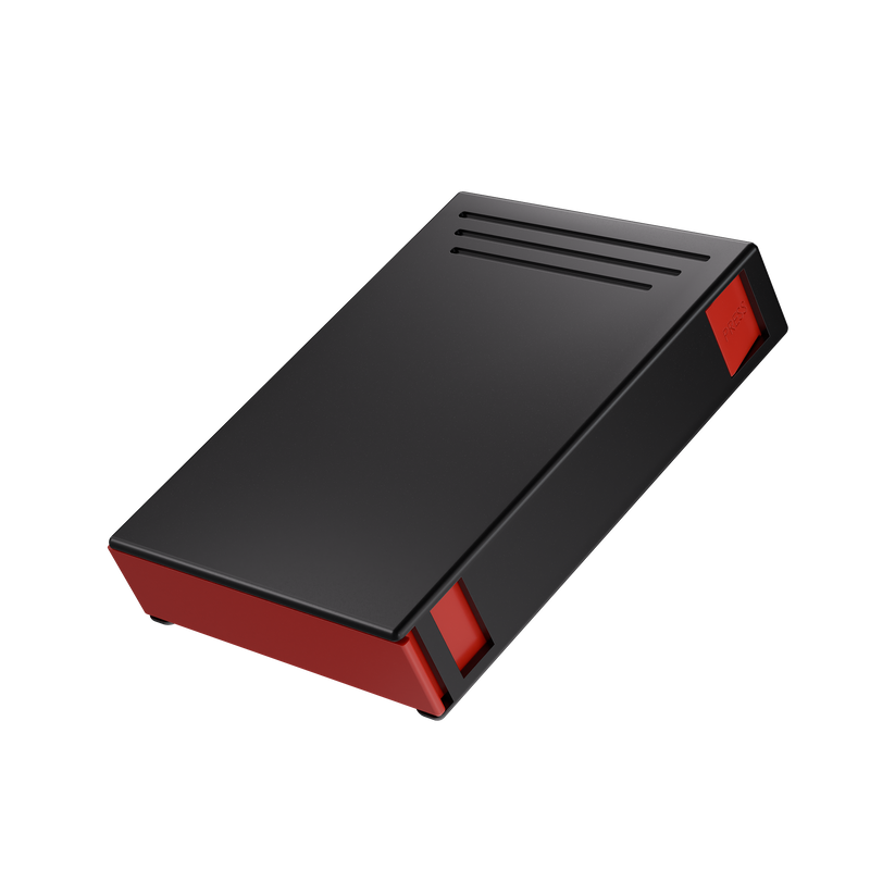 Press N Pull CR Box Container - The 81 - Black & Red. 81mm (224 qty.) - Dragon Chewer