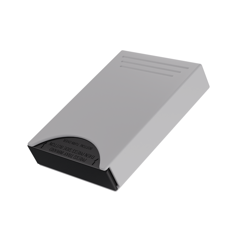 Press N Pull CR Pre Roll Slider Box Container - The 81 - White & Black. 81mm (224 qty.)