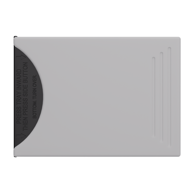 Press N Pull CR Pre Roll Slider Box Container - The 81 - White & Black. 81mm (224 qty.)