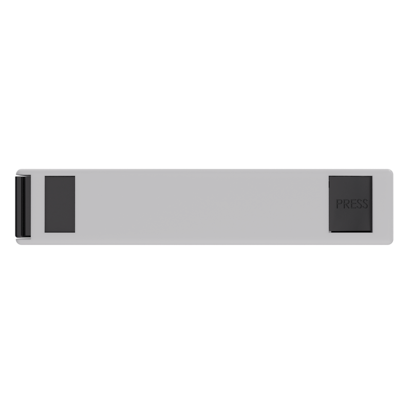 Press N Pull CR Pre Roll Slider Box Container - The 81 - White & Black. 81mm (224 qty.)