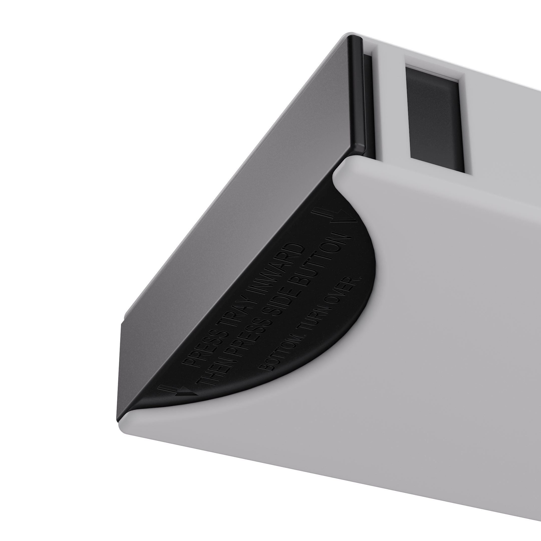 Press N Pull CR Pre Roll Slider Box Container - The 81 - White & Black. 81mm (224 qty.) - Dragon Chewer