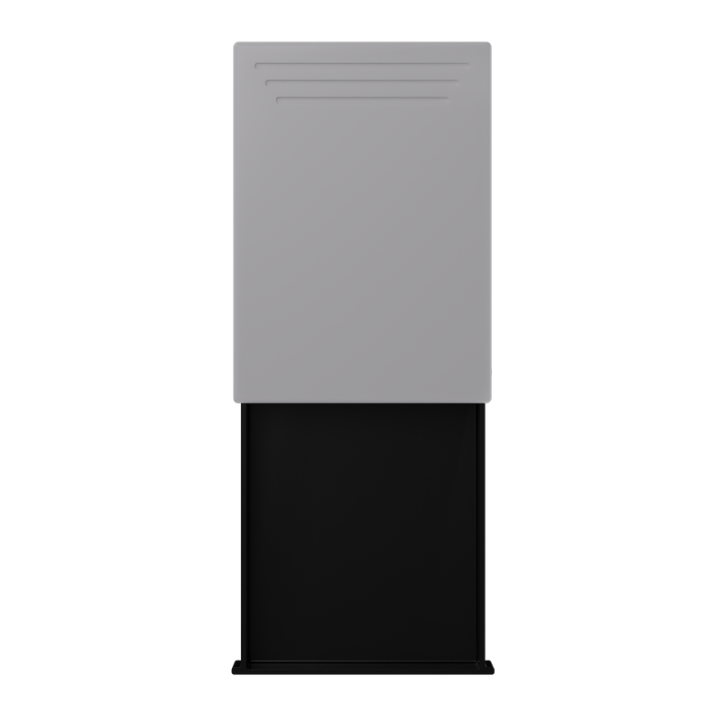 Press N Pull CR Pre Roll Slider Box Container - The 81 - White & Black. 81mm (224 qty.)