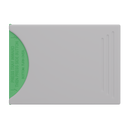 Press N Pull CR Pre Roll Slider Box Container - The 81 - White & Green. 81mm (224 qty.) - Dragon Chewer