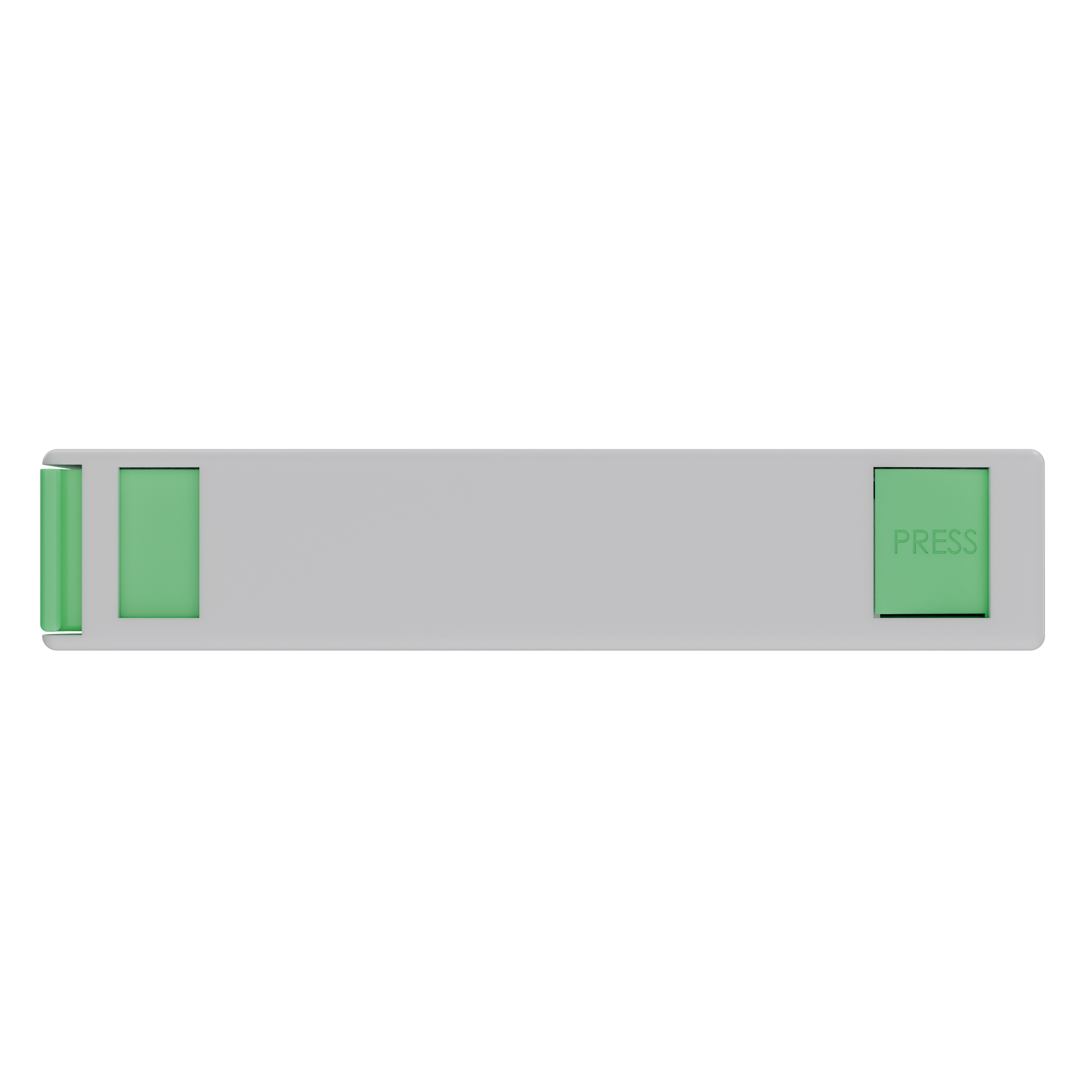 Press N Pull CR Pre Roll Slider Box Container - The 81 - White & Green. 81mm (224 qty.) - Dragon Chewer