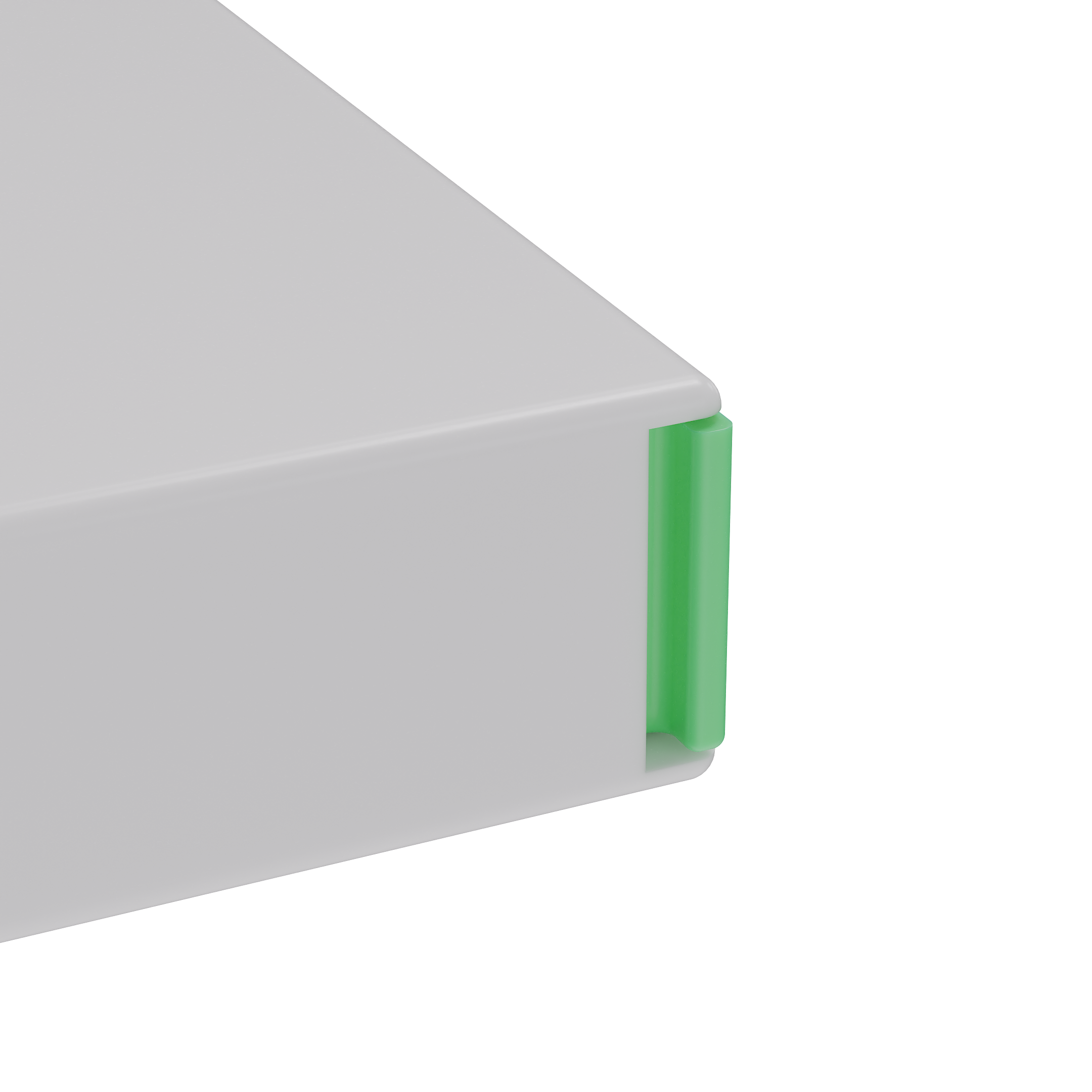 Press N Pull CR Pre Roll Slider Box Container - The 81 - White & Green. 81mm (224 qty.) - Dragon Chewer