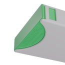 Press N Pull CR Pre Roll Slider Box Container - The 81 - White & Green. 81mm (224 qty.) - Dragon Chewer