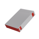 Press N Pull CR Pre Roll Slider Box Container - The 81 - White & Red. 81mm (224 qty.) - Dragon Chewer