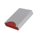 Press N Pull CR Pre Roll Slider Box Container - The 81 - White & Red. 81mm (224 qty.) - Dragon Chewer