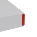 Press N Pull CR Pre Roll Slider Box Container - The 81 - White & Red. 81mm (224 qty.) - Dragon Chewer